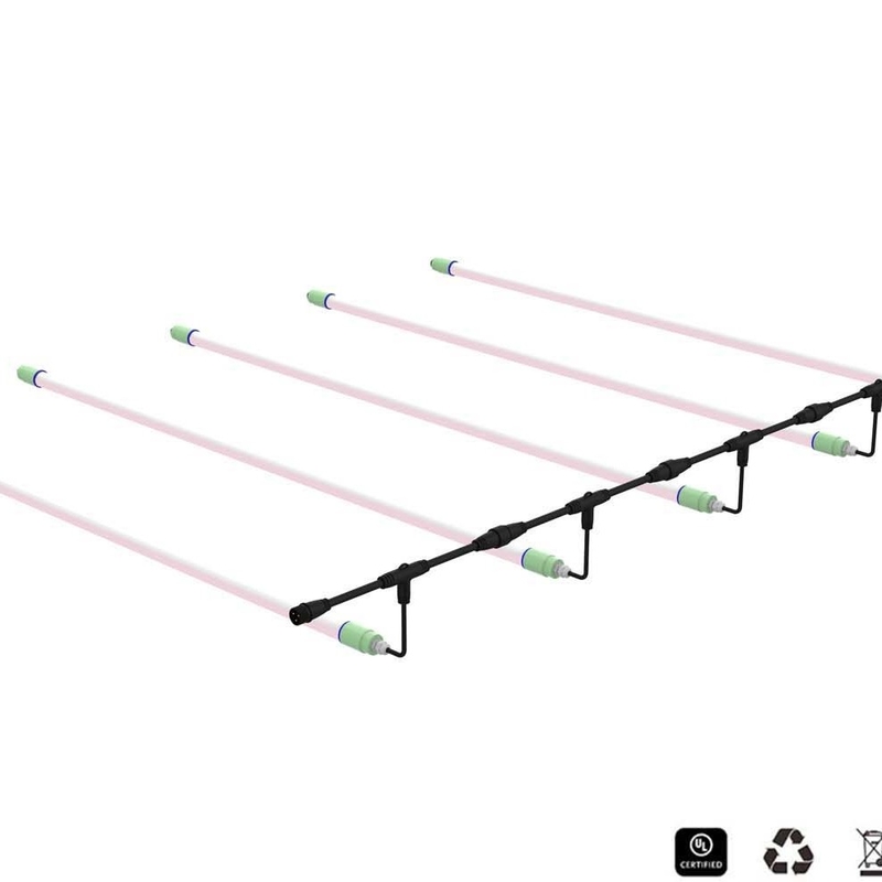 Indoor Vertical Hydroponics LED Grow Lights Tubes 10W 20W